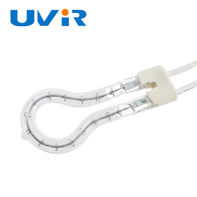 Good price Đèn hồng ngoại vòng 500W Đèn phản xạ màu trắng Máy sưởi hồng ngoại Halogen thạch anh dùng cho sản xuất công nghiệp trực tuyến