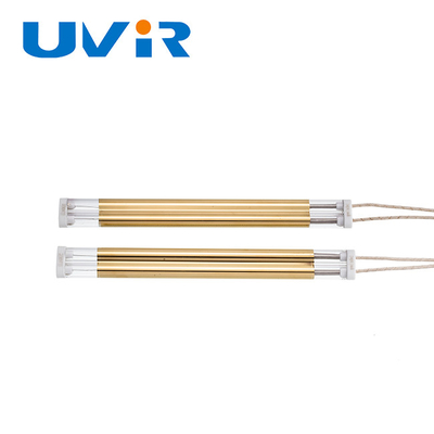 Good price Đèn hồng ngoại sóng trung 1kw, đèn sưởi thạch anh với phản xạ vàng trực tuyến