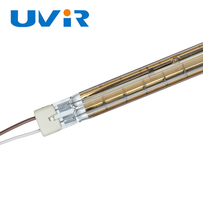 Good price Đèn sưởi thạch anh sóng ngắn 400V 5400W 11x23mm phản xạ vàng trực tuyến