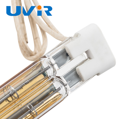 Lò sưởi đèn hồng ngoại thạch anh 785W Ir, Đèn Halogen hồng ngoại phản xạ vàng