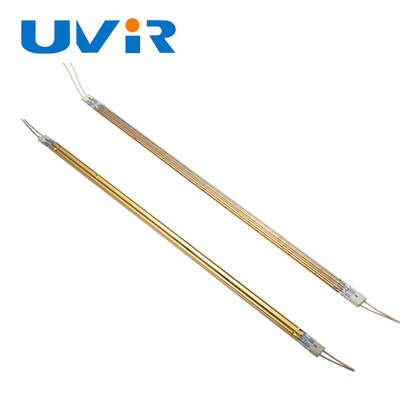 Good price Ống sưởi Halogen vàng hồng ngoại sơn đỏ để chữa cháy đèn sưởi ánh sáng trực tuyến
